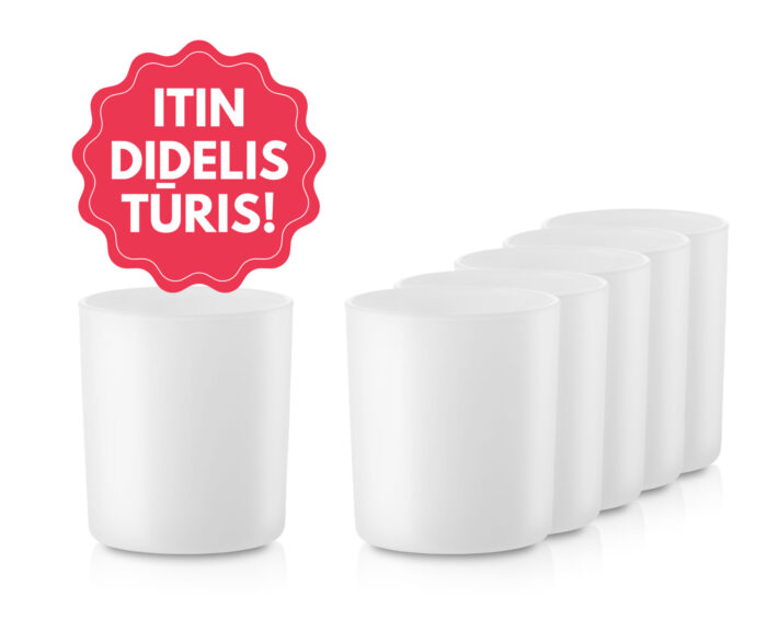 stiklo indeliai žvakėms