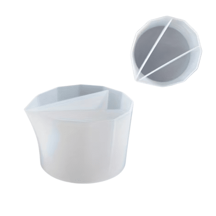 Silikoninė forma spalvų maišymui (Jesmonite, pigmentams, dervai), 5,5 x 9 cm