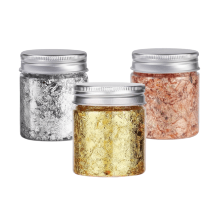 Jesmonite metalo drožlių rinkinys, Jesmonite metal flakes set